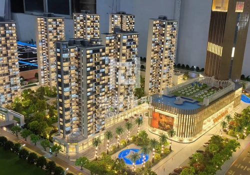 建筑模型中不同類(lèi)型道路的制作方法